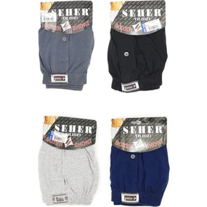 4'lü Paket Seher Yıldızı Erkek Havlu Bel Boxer