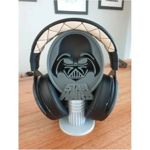Dlc 3d Design Dekoratif Star Wars Darth Vader Masaüstü Kulaklık Standı Kulaklık Askısı