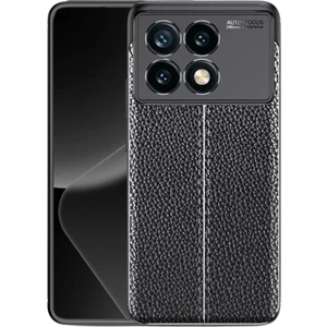 Redmi K70 Pro Uyumlu Silikon Kılıf Deri Desenli Kamera Korumalı Darbe Emici Autofocus Kapak