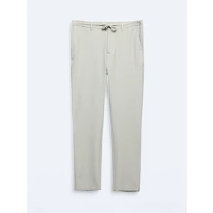 Bej Örme Jogging Fit Casual Pantolon