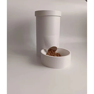 SHAN BEYAZ HAZNELİ OTOMATİK EVCİL HAYVAN MAMA KABI