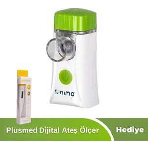 Mesh Nebulizatör Taşınabilir Solunum Cihazı + Plusmed Ateş Ölçer Hediye