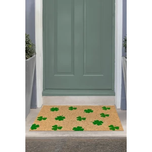 Napoli Home Baskılı Kaymaz Taban Silinebilir  Kapı Önü Paspası (40X60CM),PASPAS-05-YEŞİL,