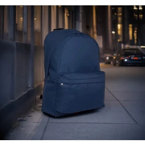 Günlük Seyahat Kurs Sirt Çantasi Plain Dark Blue Daily Travel Course Backpack(Hugbag)
