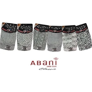 Abani Classic 6 Adet Desenli Seher Erkek Düğmeli Boxer 0007