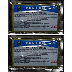 Gıda Boyası Toz Mavi Renklendirici 9 gr 2 Adet