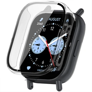 Redmi Watch 5 Lite Kasa Uyumlu Kılıf Sert Pc Kasa ve Ekran Koruyucu Kılıf