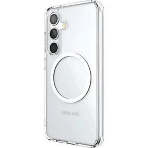 Samsung Galaxy S24 Kılıf Şeffaf Magsafe Magnetik Kamera Çıkıntılı Kılıf Kablosuz Şarj Uyumluluğu, Darbe Emici