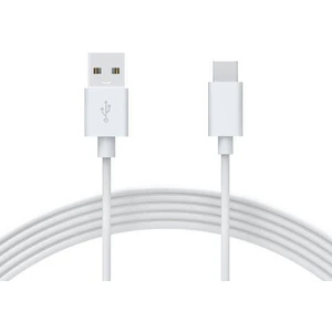 USB Type-C 3A Hızlı Şarj ve Data Kablosu Beyaz 1 mt