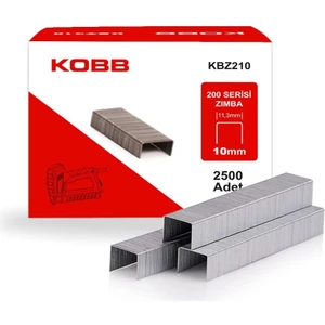 Kobb Kbz210 10mm 2500 Adet 200 Serisi Ağır Hizmet Tipi Zımba Teli