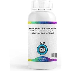 Kırmızı Kokulu Taş ve Sabun Boyası - 30 ml