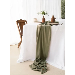 Müslin Runner Haki 50 x 160