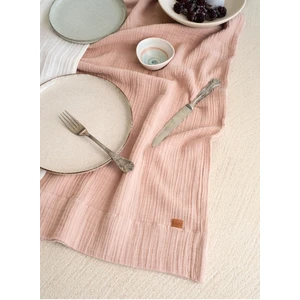 Muslin Runner Toz Pembe