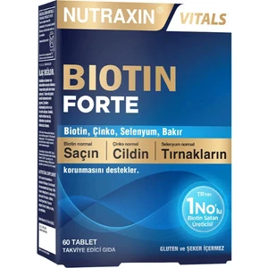 Biotin Forte 5.000 Mcg 60 Tbl - Biyotin, Çinko, Selenyum, Bakır