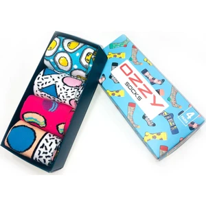 Ozzy Socks 4'lü Geometrik Desenler Kadın Çorap Seti