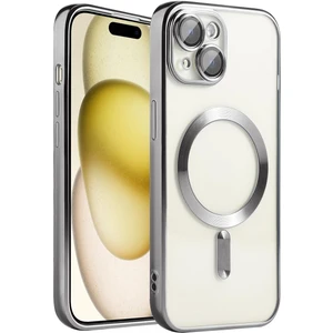 iPhone 15 Uyumlu Kılıf Kamera Lens ve Hoparlör Toz Korumalı Magsafe Şarj Özellikli Esnek Silikon
