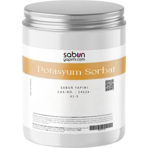 Sabun Yapımı Potasyum Sorbat 100 gr – Sabun ve Kozmetik Ürünleri Için Koruyucu Bileşen