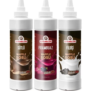 Sütlü-Beyaz-Frambuaz Waffle/krep/çikolata Sos 300 G