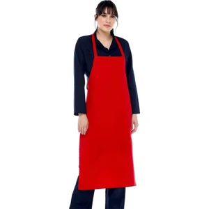 Kırmızı Askılı Önlük Unisex