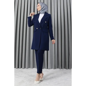 Giza Store Blazer Ceket Takım Vişne