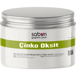 Sabun Yapımı Çinko Oksit 50 gr - Sabun Yapımı Için Koruyucu ve Nemlendirici Bileşen