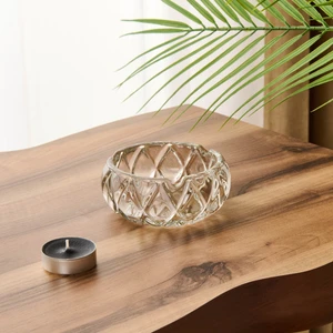 Deli Glass Cam Küllük - Şeffaf - 11 cm