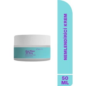 S'he Vec ANY TIME OF DAY-48 Saat Etkili Nemlendirici Krem-5 Kompleks Hyaluronik Asit | Tüm Cilt Tipleri 50ml
