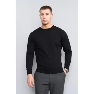 Çetinkaya Mentality 3175 Slim Fit Siyah Basic Triko