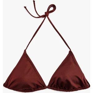 Astarlı Pedli Üçgen Bikini Üstü