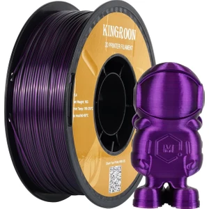 Çift Renk Silk PLA Filament - Siyah & Kırmızı Gül - 1.75MM - 1kg