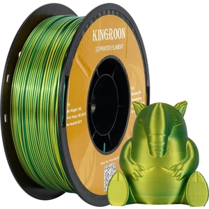 Çift Renk Silk PLA Filament - Sarı & Yeşil - 1.75MM - 1kg