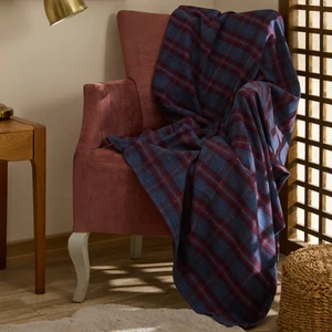 Karaca Home Flanel Throw Tv Battaniyesi Gri/kırmızı