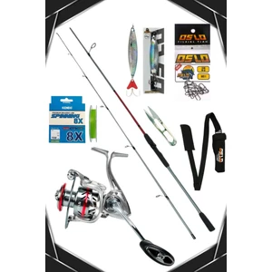 Prime 4000 Oslo Big Bass 240CM 10-40GR 8 Örgü Spin Olta Seti