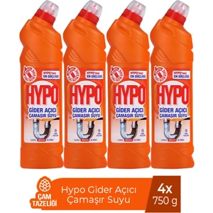 Gider Açıcı Çamaşır Suyu Çam Tazeliği 750 gr x 4 Adet