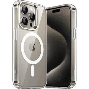 iPhone 15 Pro Max Kılıf Magsafe Wireless Şarj Özellikli Şeffaf Kılıf