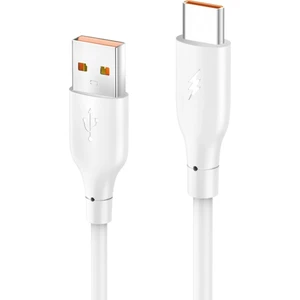 DC65 USB To Type-C 1m 3.0A Hızlı Şarj Kablo - Beyaz