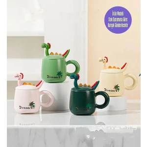 Dinozor Figürlü Seramik Kupa