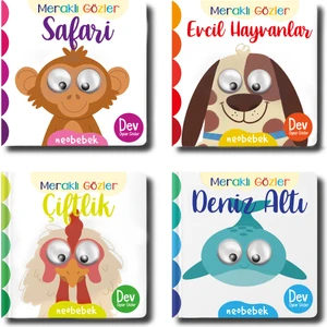 Meraklı Gözler Safari - Evcil Hayvanlar - Çiftlik - Deniz Altı 4'lü Set
