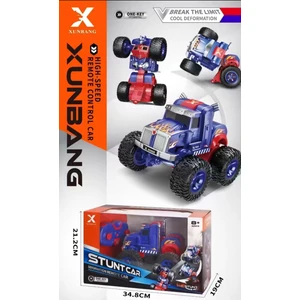 Oyuncak Transformers Optimus Prime Uzaktan Kumandalı Robot Olan Sesli Şarjlı Araba Tır Drift