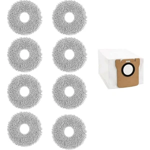 Dreame L10S Ultra Için 8'li Mop Pedleri, Dreame L10 Ultra / L10S Pro / L10S Ultra Robot Süpürge Için Yıkanabilir Mop Pedleri (Yurt Dışından)