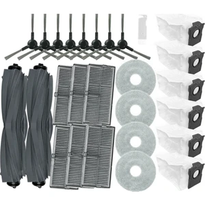 Dreame Mova E30 Ultra Vakum Yedek Parçaları Ana Yan Fırça Hepa Filtre Paspas Bezi Toz Torbası Aksesuarları (Yurt Dışından)