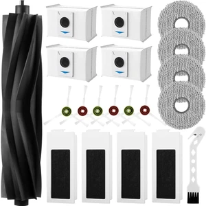 Ecovacs Deebot T20 Omni / T20E Omni / T20 Max / T20 Pro Ana Yan Fırça Hepa Filtre Paspas Bezi Toz Torbaları Parçaları (Yurt Dışından)