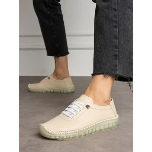 Alemdar Shoes Ventus Krem  Kadın Ayakkabı
