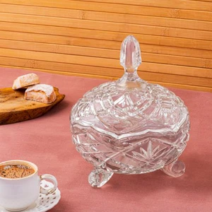 Glass In Love Cam Kurabiyelik / Şekerlik