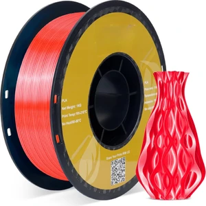 Silk Pla Filament - Kırmızı - 1.75MM - 1kg