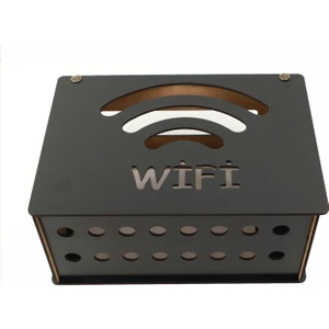 Dekoratif Modem Saklama Kutusu / Wifi / Siyah
