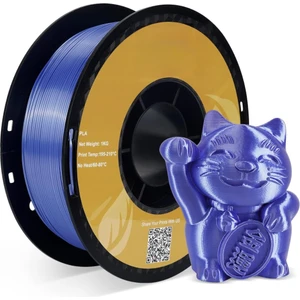 Silk Pla Filament - Mor - 1.75MM - 1kg