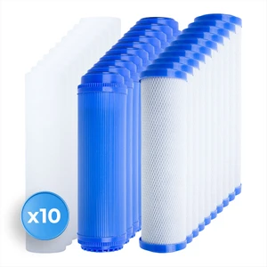 Açık Kasa Su Arıtma Cihazı Ön Filtre Set 10 Takım