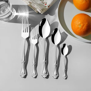 Lalezar Saten 12 Kişilik 60 Parça Kutulu Çatal Kaşık Takımı