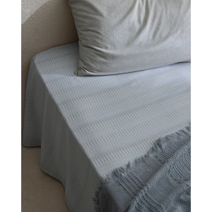 Madame Coco Delrico Çift Kişilik Pamuklu Çarşaf Takımı - Bej